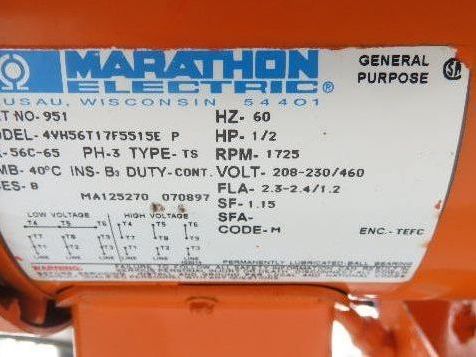 Saturn 4 Ton Bridge Crane Trolley Drive Tractor 460V 3PH 55FPM 8000Lb Soft Start