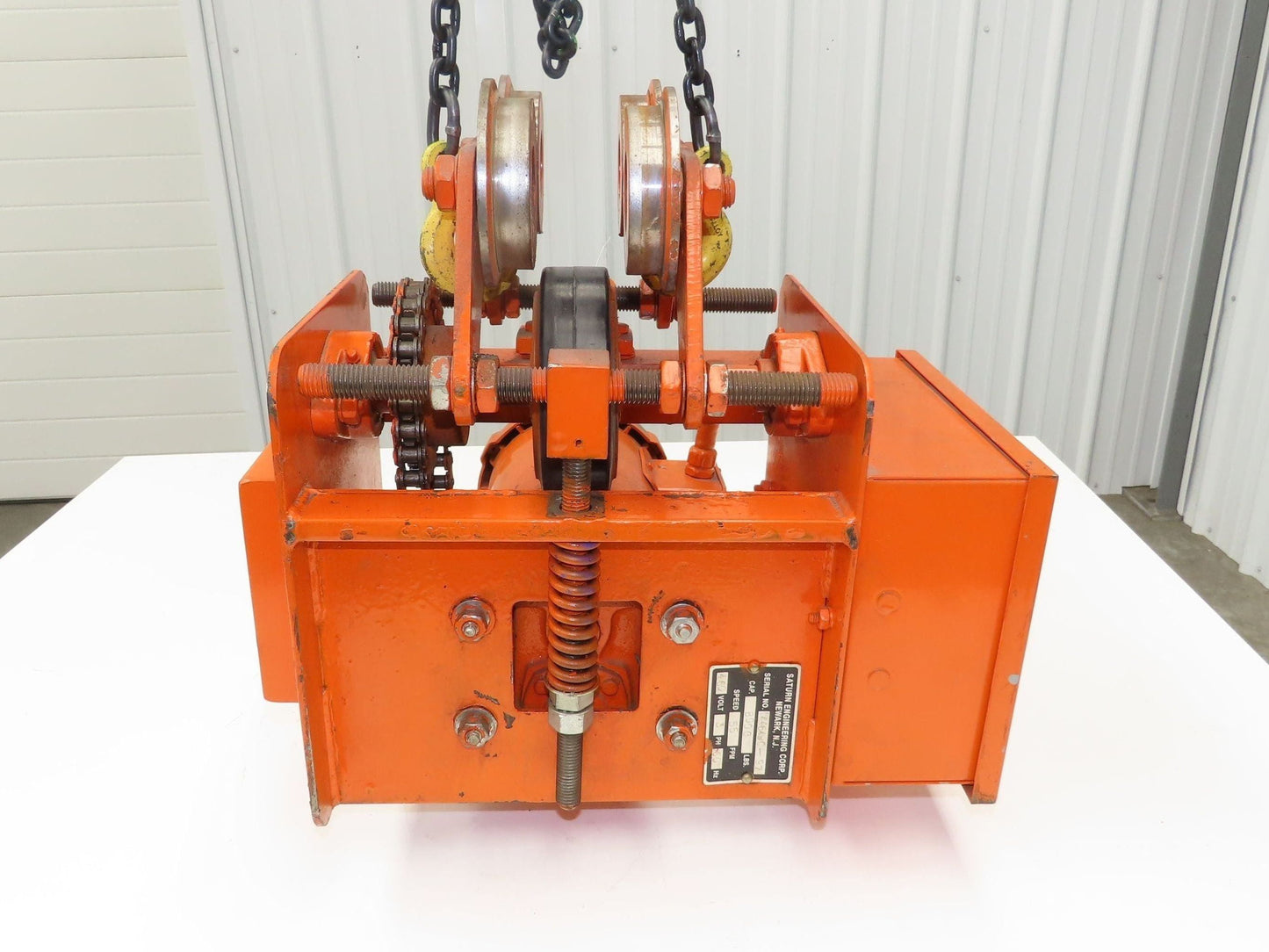 Saturn 4 Ton Bridge Crane Trolley Drive Tractor 460V 3PH 55FPM 8000Lb Soft Start