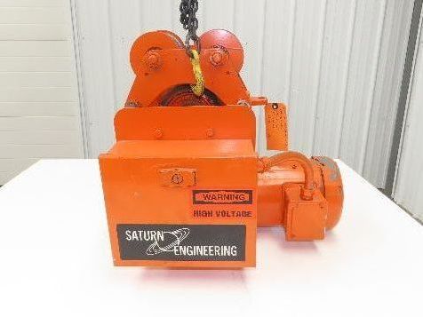 Saturn 4 Ton Bridge Crane Trolley Drive Tractor 460V 3PH 55FPM 8000Lb Soft Start