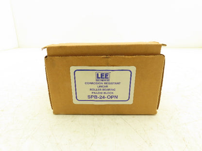 Lee SPB 24 OPN Linear Pillow Block Bearing 1.5" Bore