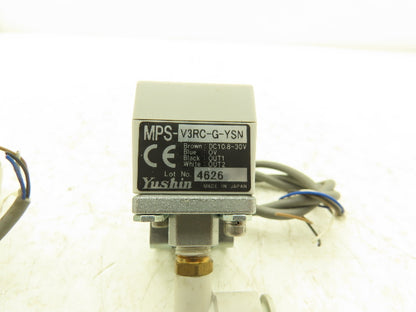 Yushin MPS-V3RC-G-YSN Digital Pressure Switch 10.8-30vdc 0-145psi Lot of 3