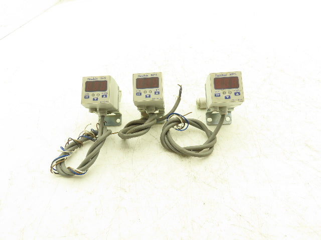 Yushin MPS-V3RC-G-YSN Digital Pressure Switch 10.8-30vdc 0-145psi Lot of 3