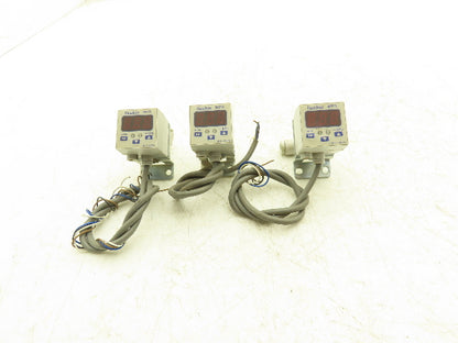 Yushin MPS-V3RC-G-YSN Digital Pressure Switch 10.8-30vdc 0-145psi Lot of 3