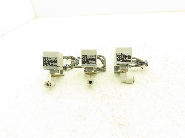 Yushin MPS-V3RC-G-YSN Digital Pressure Switch 10.8-30vdc 0-145psi Lot of 3
