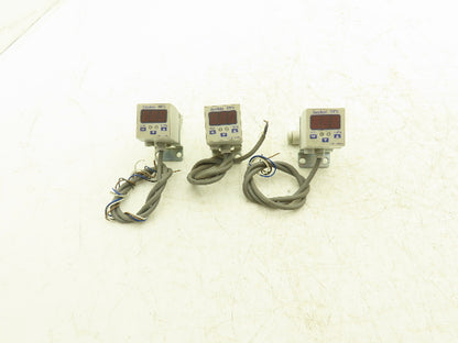 Yushin MPS-V3RC-G-YSN Digital Pressure Switch 10.8-30vdc 0-145psi Lot of 3