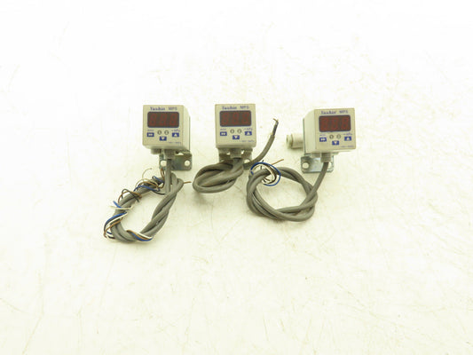 Yushin MPS-V3RC-G-YSN Digital Pressure Switch 10.8-30vdc 0-145psi Lot of 3