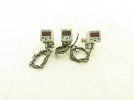 Yushin MPS-V3RC-G-YSN Digital Pressure Switch 10.8-30vdc 0-145psi Lot of 3