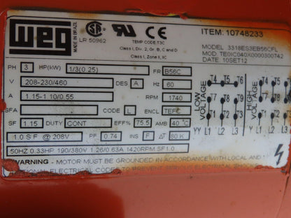 Saturn 3 Ton Bridge Crane Drive Tractor 6000Lb 460V 3PH VFD Variable Speed Drive
