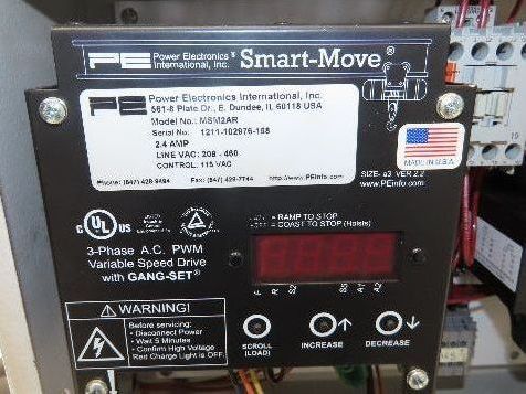 Saturn 3 Ton Bridge Crane Drive Tractor 6000Lb 460V 3PH VFD Variable Speed Drive