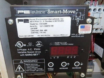 Saturn 3 Ton Bridge Crane Drive Tractor 6000Lb 460V 3PH VFD Variable Speed Drive