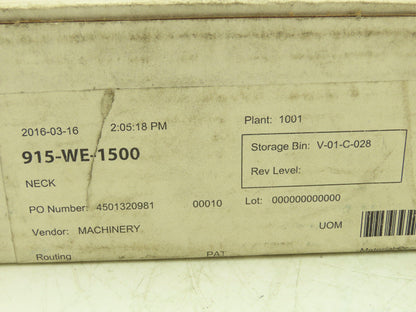 Tweco 60858 Welding Conductor Tube Neck Long Reach 60 Degree Lot of 3