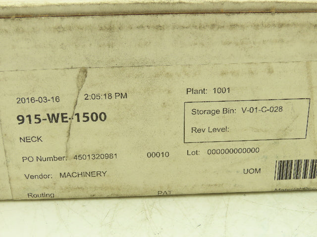 Tweco 60858 Welding Conductor Tube Neck Long Reach 60 Degree Lot of 3