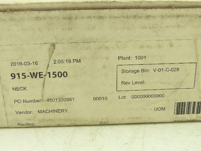 Tweco 60858 Welding Conductor Tube Neck Long Reach 60 Degree Lot of 3