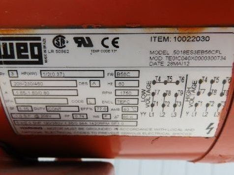 Saturn 4 Ton Bridge Crane Drive Tractor 8000Lb 460V 3PH VFD Variable Speed Drive