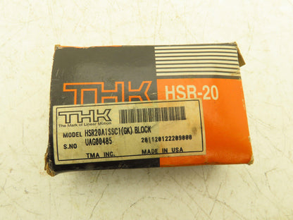 THK HSR20A1SSC1(GK) Linear Pillow Block Bearing 30x63x74mm Rail 6x9.5x8.5mm
