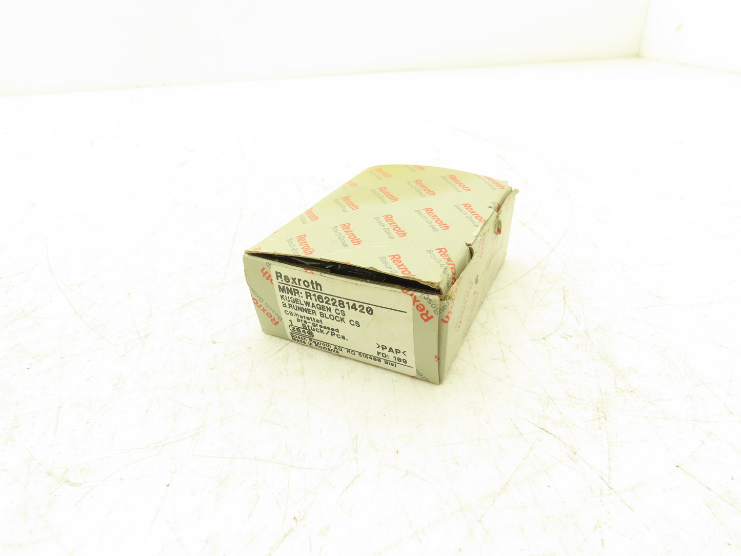 Rexroth R162281420 Linear Pillow Block Bearing 25x44x75mm