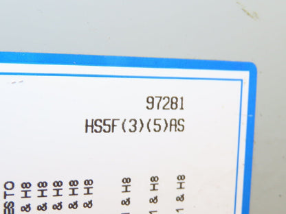 Sola Hevi-Duty HS5F5AS Wall Mount Transformer 5KVA 240x480V - 120/240V 1PH 3R