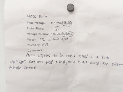 Baldor CSSEWDM3615T Stainless Washdown Motor 5HP1750rpm 230/460V 3PH 184TC