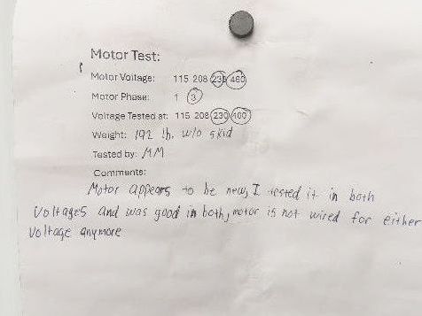 Baldor CSSEWDM3615T Stainless Washdown Motor 5HP1750rpm 230/460V 3PH 184TC