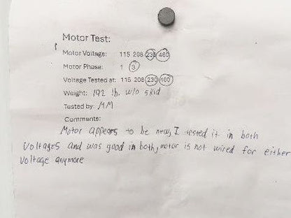 Baldor CSSEWDM3615T Stainless Washdown Motor 5HP1750rpm 230/460V 3PH 184TC