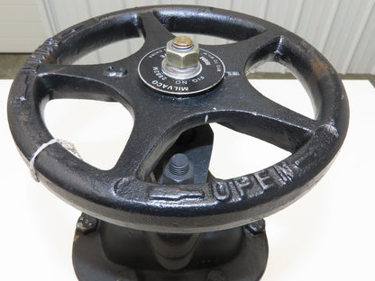 Milwaukee Valve 2882-M 3" Gate Valve 200psi WOG Non-Rising Stem 8" Wheel