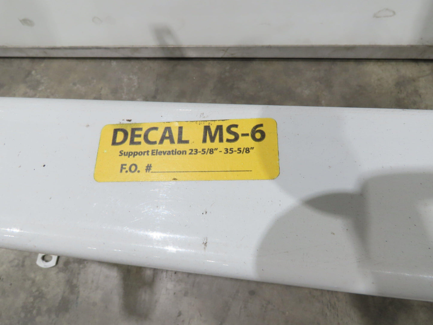 Hytrol MS-6 30"W Conveyor Leg Stationary Floor Support 23-5/8" to 35-5/8"H White