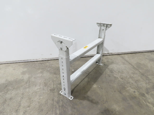 Hytrol MS-6 30"W Conveyor Leg Stationary Floor Support 23-5/8" to 35-5/8"H White