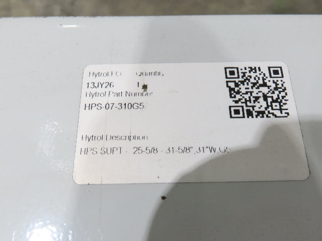 Hytrol HPS-7 31"W Conveyor Leg Stationary Floor Support 25-5/8" to 31-5/8" WHITE