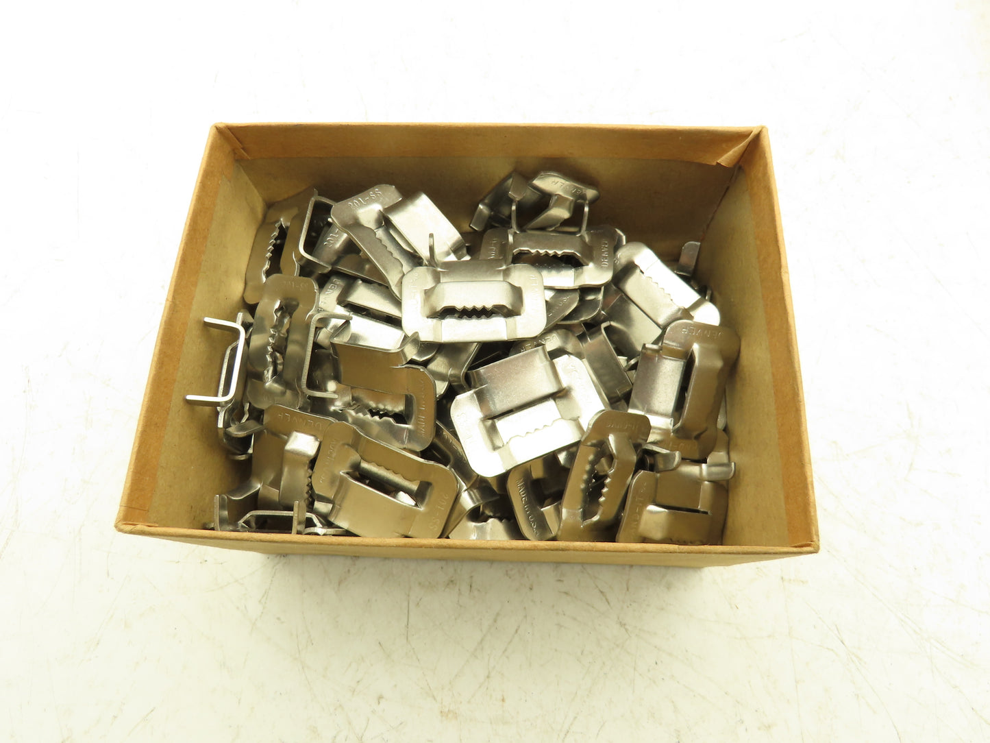Band-It C255 EDP 13255 Buckles 5/8" 201 Stainless Steel Lot of 90