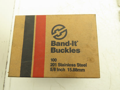 Band-It C255 EDP 13255 Buckles 5/8" 201 Stainless Steel Lot of 90