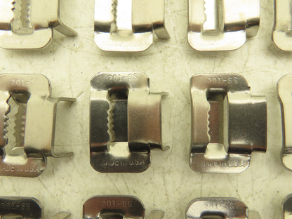 Band-It C255 EDP 13255 Buckles 5/8" 201 Stainless Steel Lot of 90