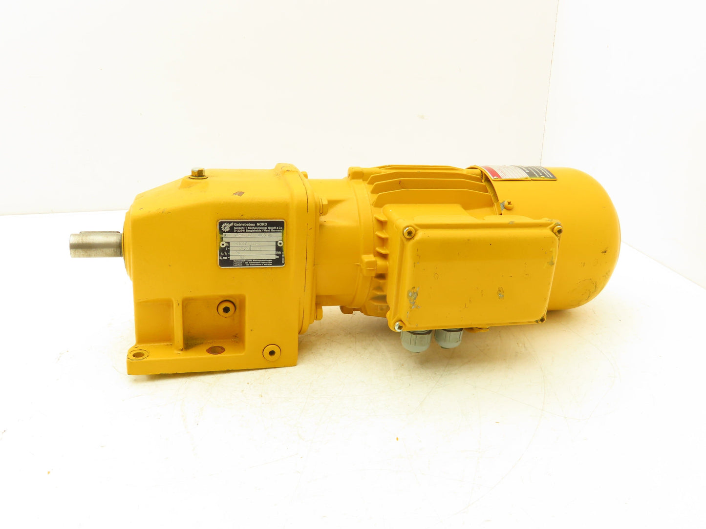 Nord SK02VL71L/4BRE8WU Inline Gearmotor .25kW 230/460V 3PH 29.6:1 56rpm w/Brake