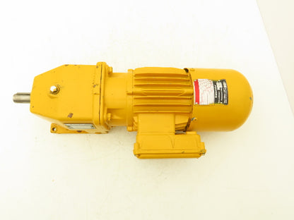 Nord SK02VL71L/4BRE8WU Inline Gearmotor .25kW 230/460V 3PH 29.6:1 56rpm w/Brake