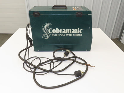 Cobramatic 150-005 Push Pull Wire Feeder GMAW 115VAC Miller Plug Broken Switch