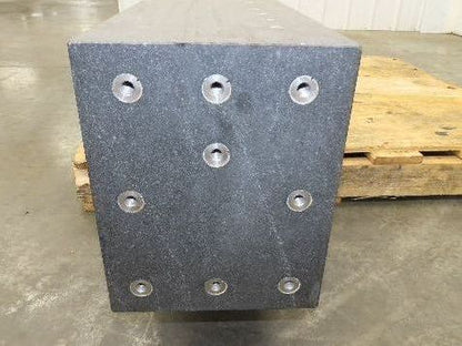 Industrial Granite Machine Block 71.25"L x 9.5" x 12" Flat Surface Inspection