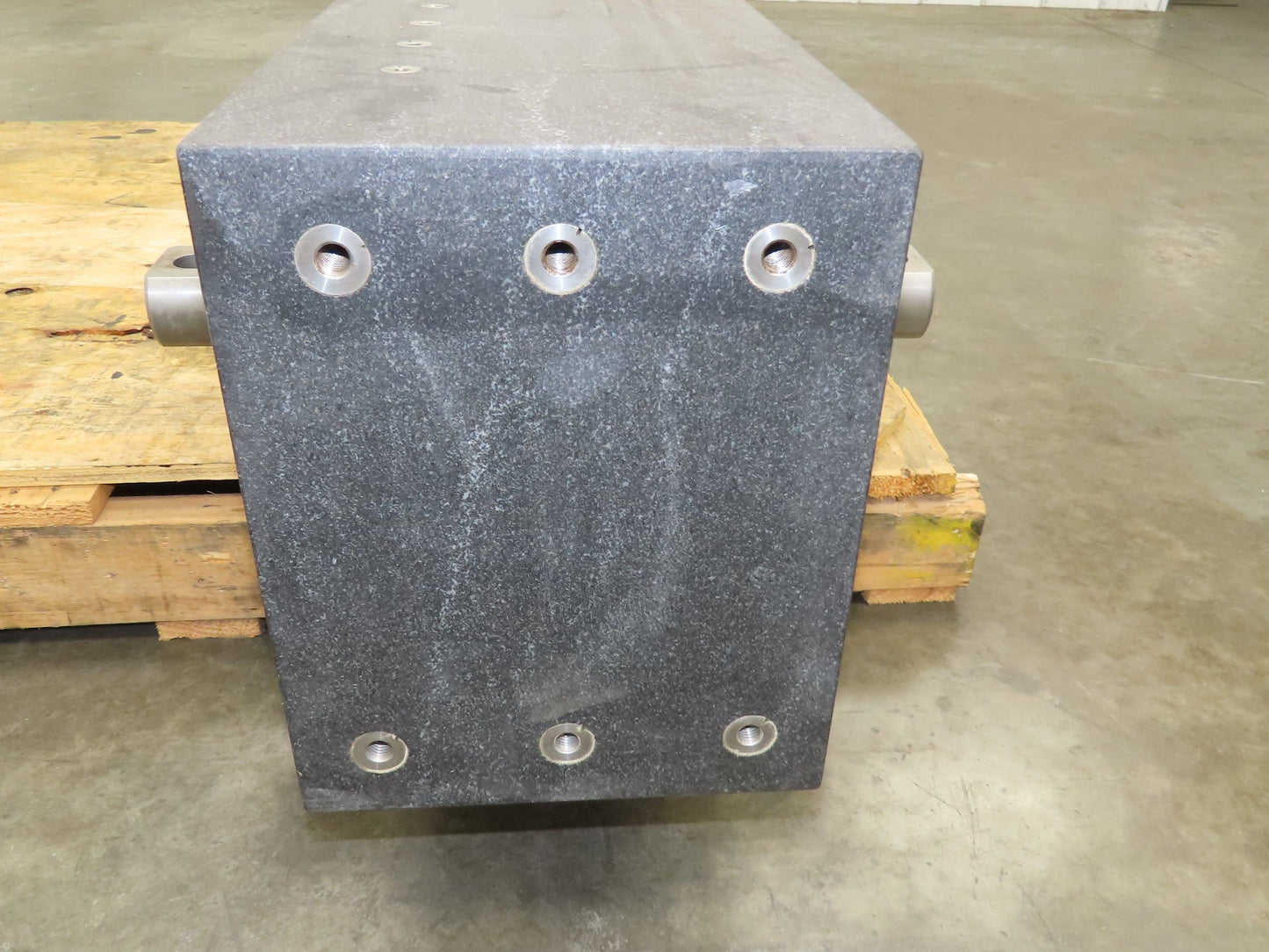 Industrial Granite Machine Block 71.25"L x 9.5" x 12" Flat Surface Inspection