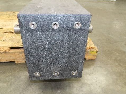 Industrial Granite Machine Block 71.25"L x 9.5" x 12" Flat Surface Inspection