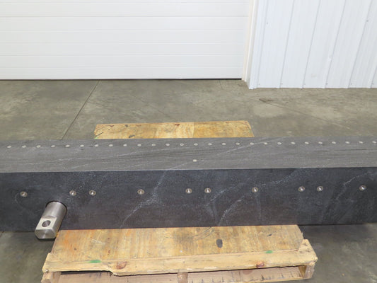 Industrial Granite Machine Block 71.25"L x 9.5" x 12" Flat Surface Inspection