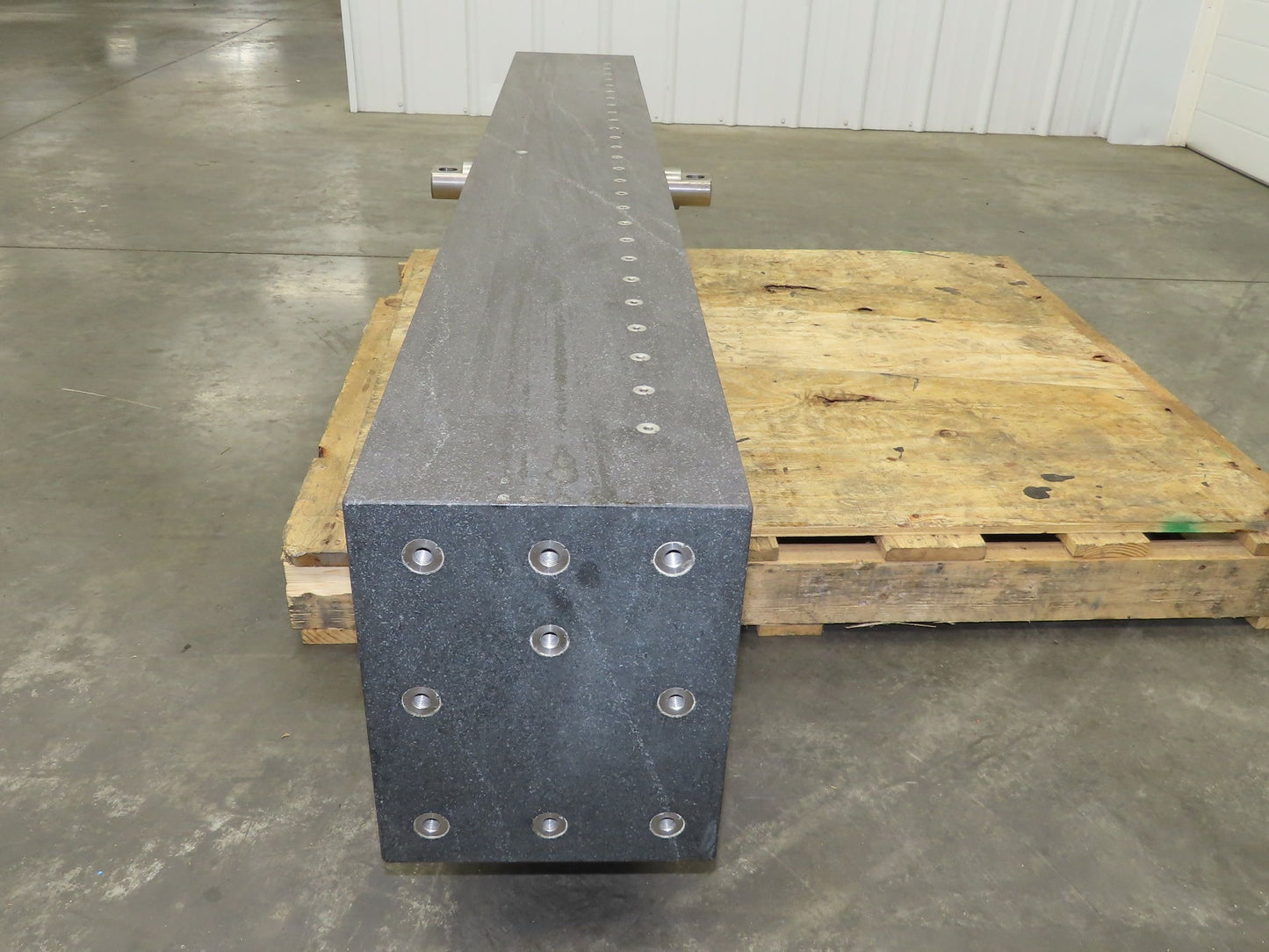 Industrial Granite Machine Block 71.25"L x 9.5" x 12" Flat Surface Inspection