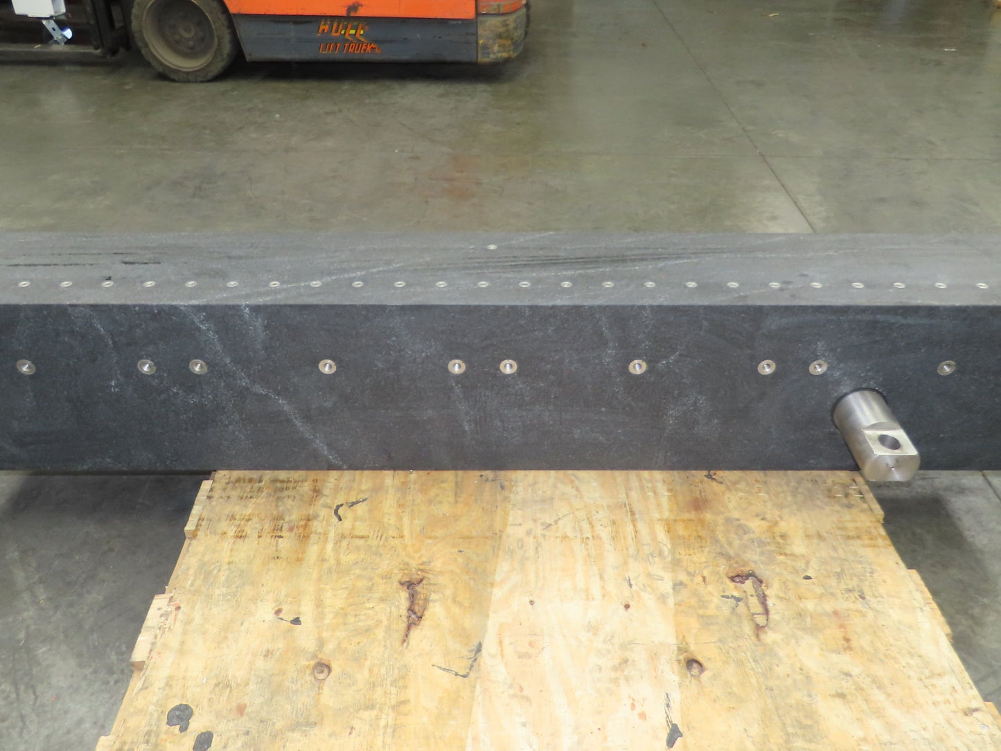 Industrial Granite Machine Block 71.25"L x 9.5" x 12" Flat Surface Inspection