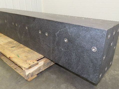 Industrial Granite Machine Block 71.25"L x 9.5" x 12" Flat Surface Inspection