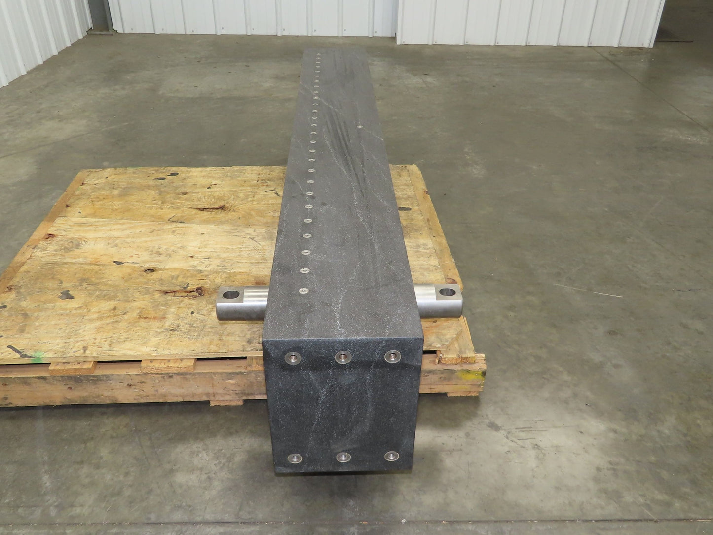 Industrial Granite Machine Block 71.25"L x 9.5" x 12" Flat Surface Inspection