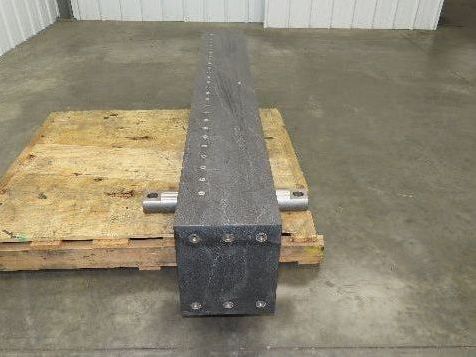 Industrial Granite Machine Block 71.25"L x 9.5" x 12" Flat Surface Inspection