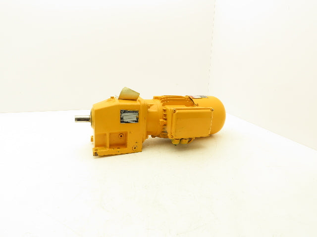 Nord SK02 VL71L/4BRE8WU Inline Gearmotor .25kW 230/460V 3PH 29.6:1 56rpm w/Brake