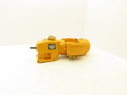 Nord SK02 VL71L/4BRE8WU Inline Gearmotor .25kW 230/460V 3PH 29.6:1 56rpm w/Brake