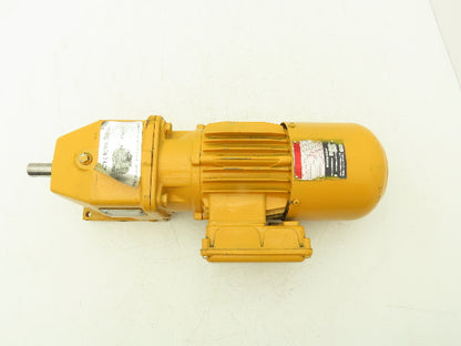 Nord SK02 VL71L/4BRE8WU Inline Gearmotor .25kW 230/460V 3PH 29.6:1 56rpm w/Brake