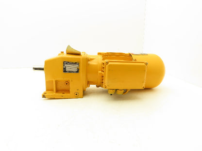 Nord SK02 VL71L/4BRE8WU Inline Gearmotor .25kW 230/460V 3PH 29.6:1 56rpm w/Brake