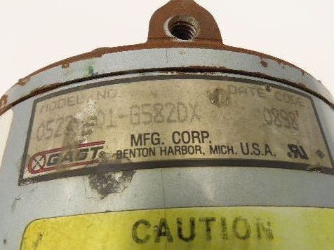 Emerson S55NXMLD-6711 Rotary Vane Pump AC Motor 1/3Hp 1725rpm 110/220v 1ph 60hz