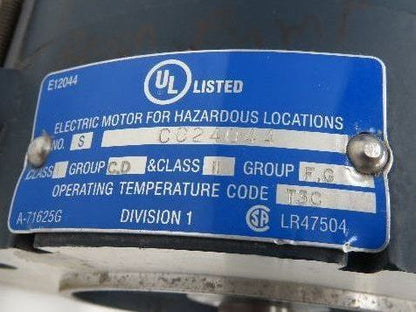 Leeson A145T17XC4A AC Motor Explosion Proof 2Hp 1740 RPM 230/460V 3PH 145TC TEFC