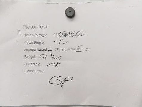 Leeson A145T17XC4A AC Motor Explosion Proof 2Hp 1740 RPM 230/460V 3PH 145TC TEFC